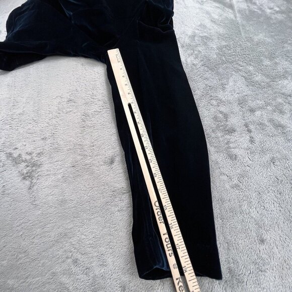 Nah Nah Collection Women 15/16 Formal Black Velvet Bow Beads USA Made Blazer Top - Picture 6 of 15